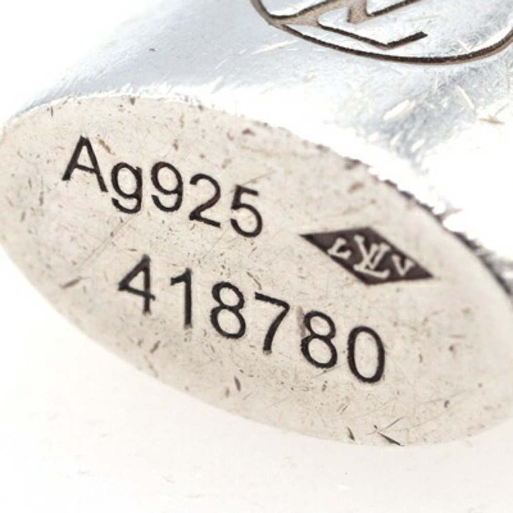 LOUIS VUITTON Silver Lockit Necklace - Picture 4 of 7